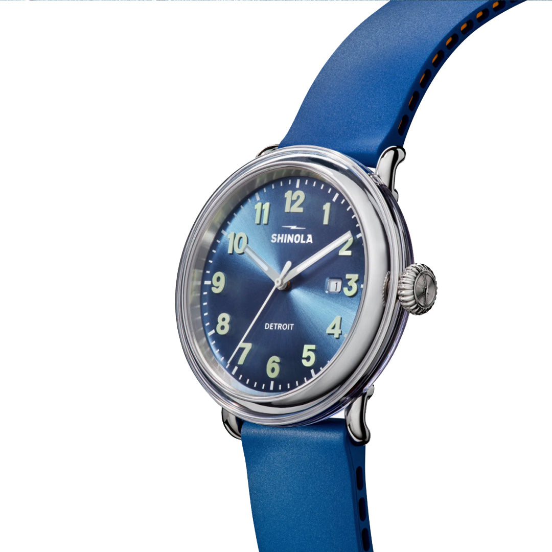 Shinola 41MM Detrola All Blue Watch - NAGI