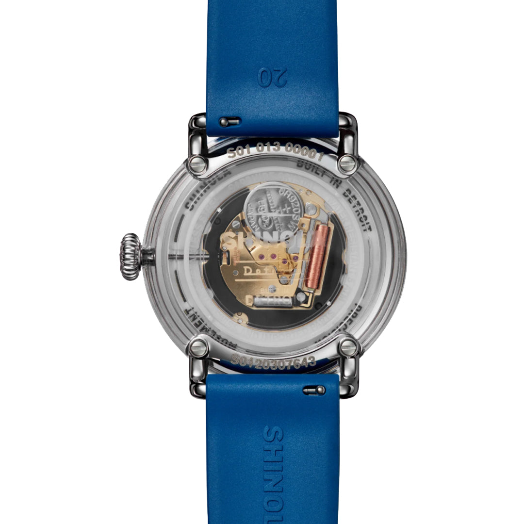 Shinola 41MM Detrola All Blue Watch