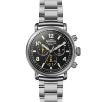Shinola Runwell Titanium Chronograph West Wind Watch Gift Set with Additional Strap - NAGI