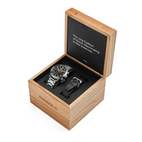 Shinola Runwell Titanium Chronograph West Wind Watch Gift Set with Additional Strap - NAGI