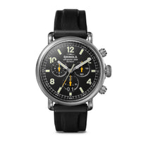 Shinola Runwell Titanium Chronograph West Wind Watch Gift Set with Additional Strap - NAGI