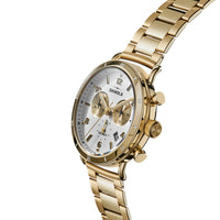 Shinola 40MM Limited Edition Canfield Sport Chronograph PVD Gold Watch
