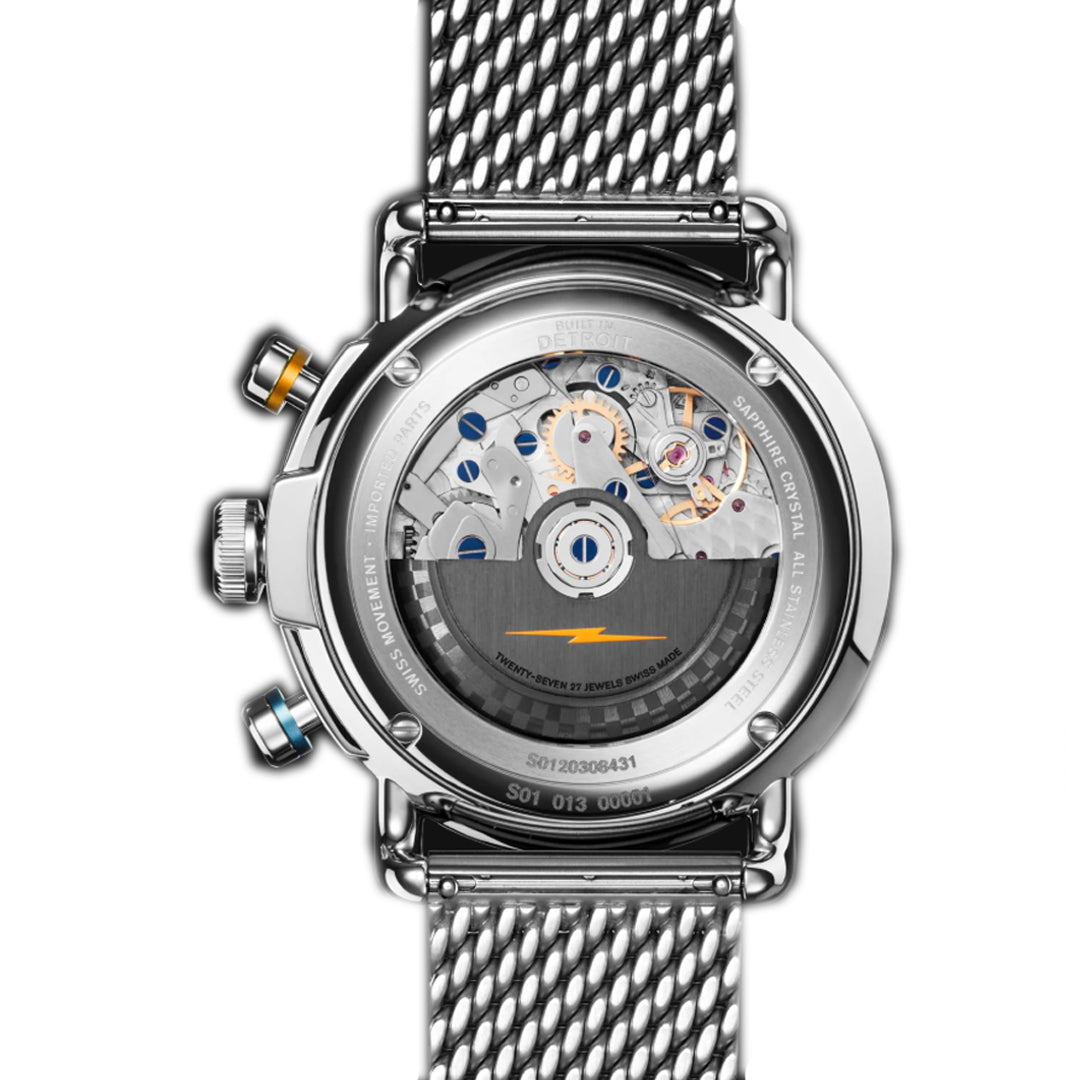 Shinola 44MM Canfield Speedway Open Road Automatic Chronograph Watch