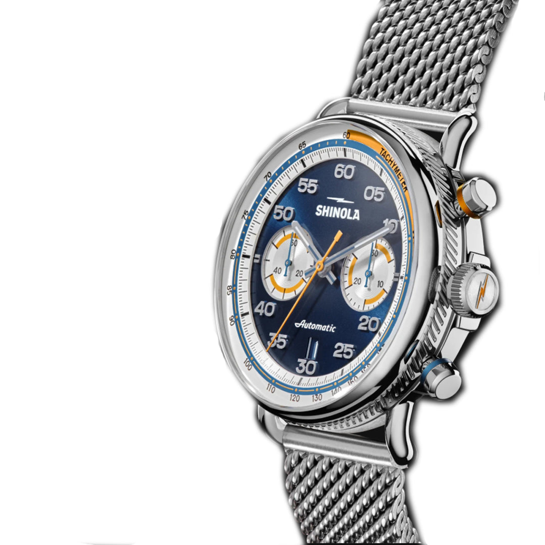 Shinola 44MM Canfield Speedway Open Road Automatic Chronograph Watch