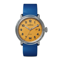 Shinola Detrola University of Michigan Wolverines Blue Yellow Watch