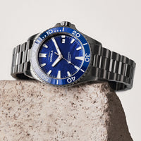 Shinola Lake Michigan Monster 39MM Automatic Blue Mother of Pearl Dial Watch
