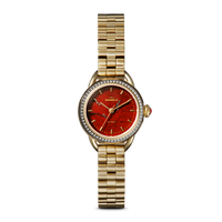 Shinola Gilda Radner Limited Edition Runabout Quartz Red Watch S0120492696