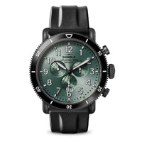 Shinola Runwell Sport Chronograph 48MM Quartz Cypress Green Dial Watch