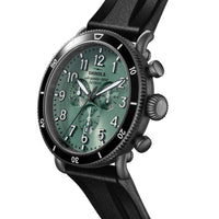 Shinola Runwell Sport Chronograph 48MM Quartz Cypress Green Dial Watch