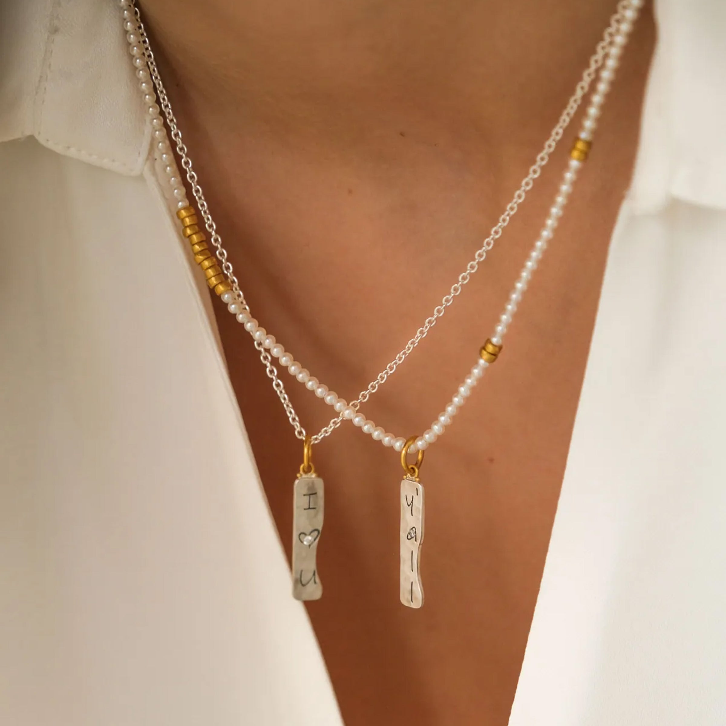 Lika Behar 24K Sarah Cultured Sead Pearls Necklace