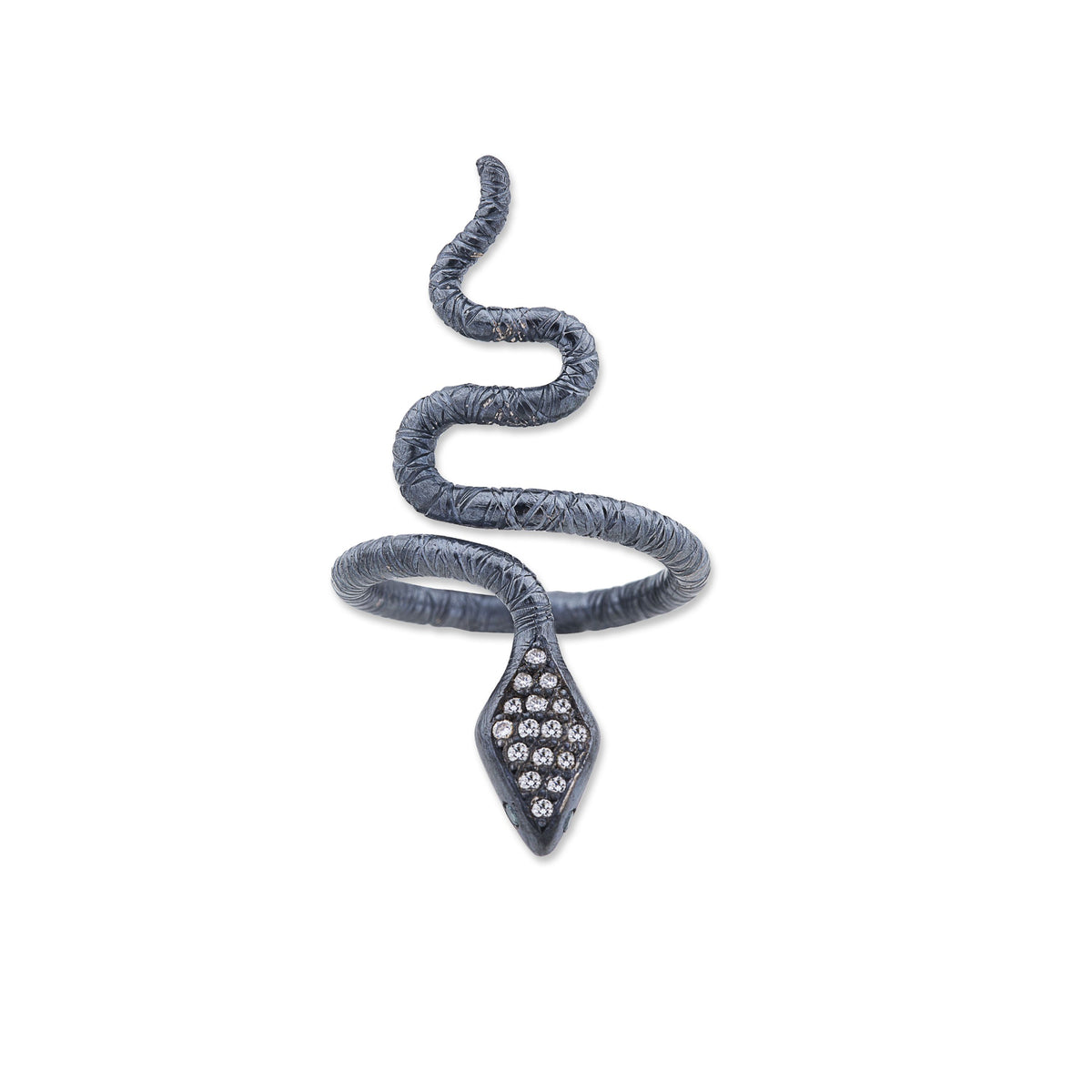 Lika Behar Snake Ring SNK-R-201-OXD - NAGI