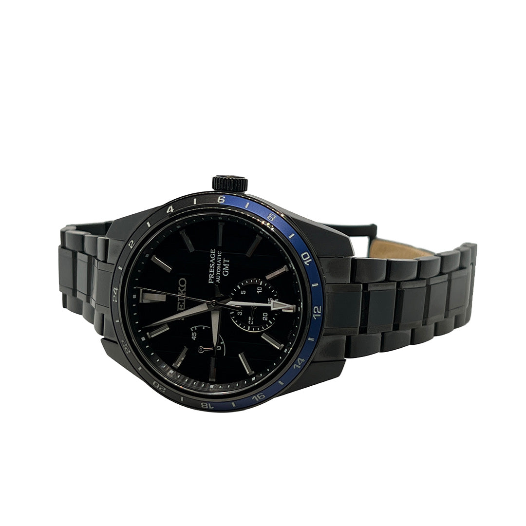 Pre-Owned Seiko Presage sharp Edged Series Zero Halliburton Watch