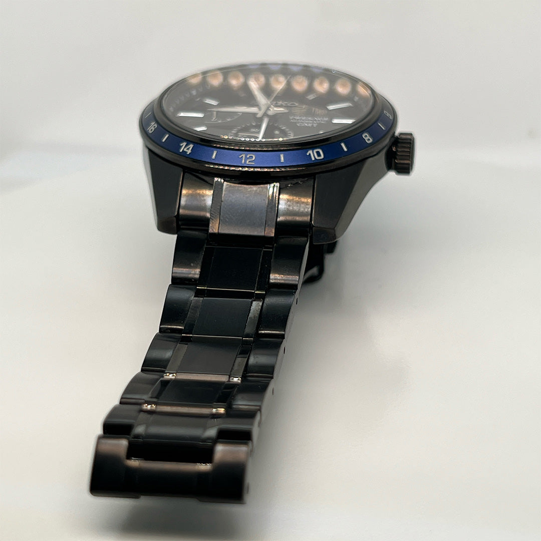 Pre-Owned Seiko Presage sharp Edged Series Zero Halliburton Watch