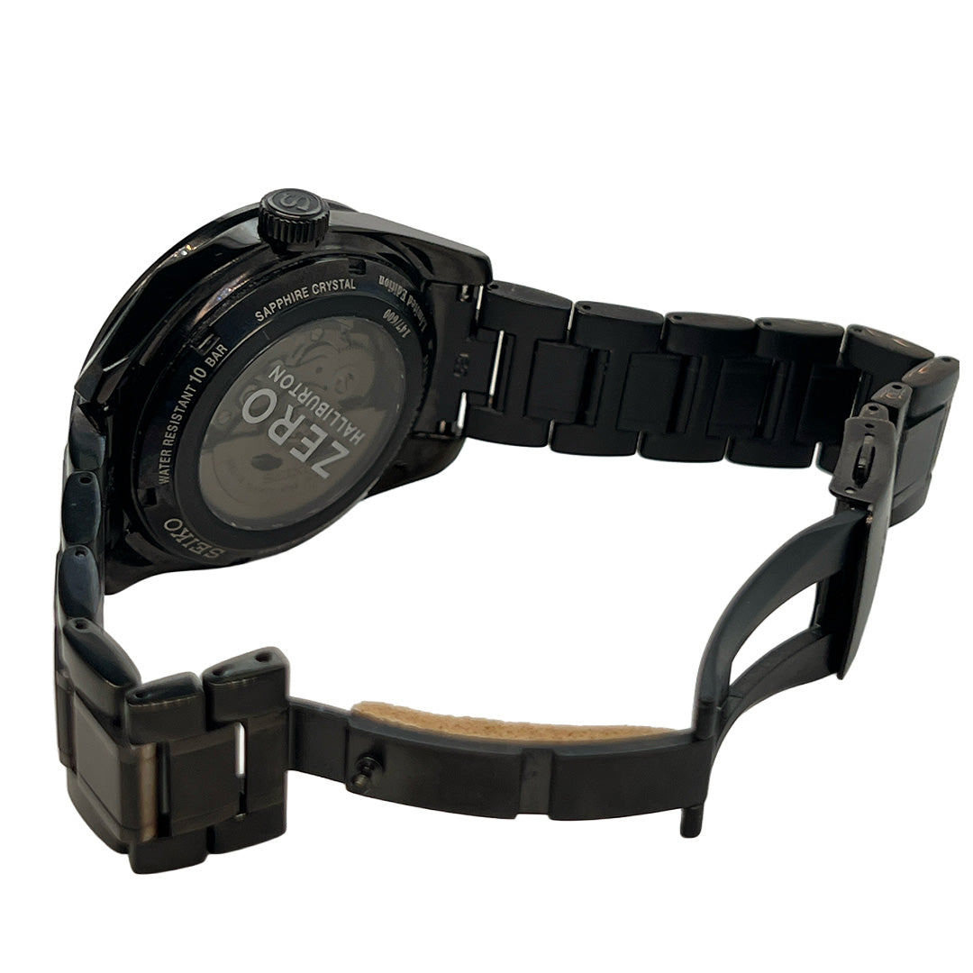 Pre-Owned Seiko Presage sharp Edged Series Zero Halliburton Watch
