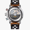 Shinola 44MM Limited Edition Canfield Speedway Horizon Blue Brown Leather Watch S0120291079 Lap 07