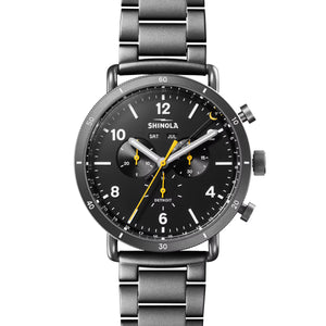 Shinola 45MM Canfield Sport Gunmetal 45mm Watch S0120224031