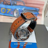 Shinola 44MM Limited Edition Canfield Speedway Horizon Blue Brown Leather Watch S0120291079 Lap 07