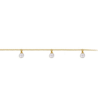 Gabriel & Co. 14K Yellow Gold Pearl Droplet Bracelet