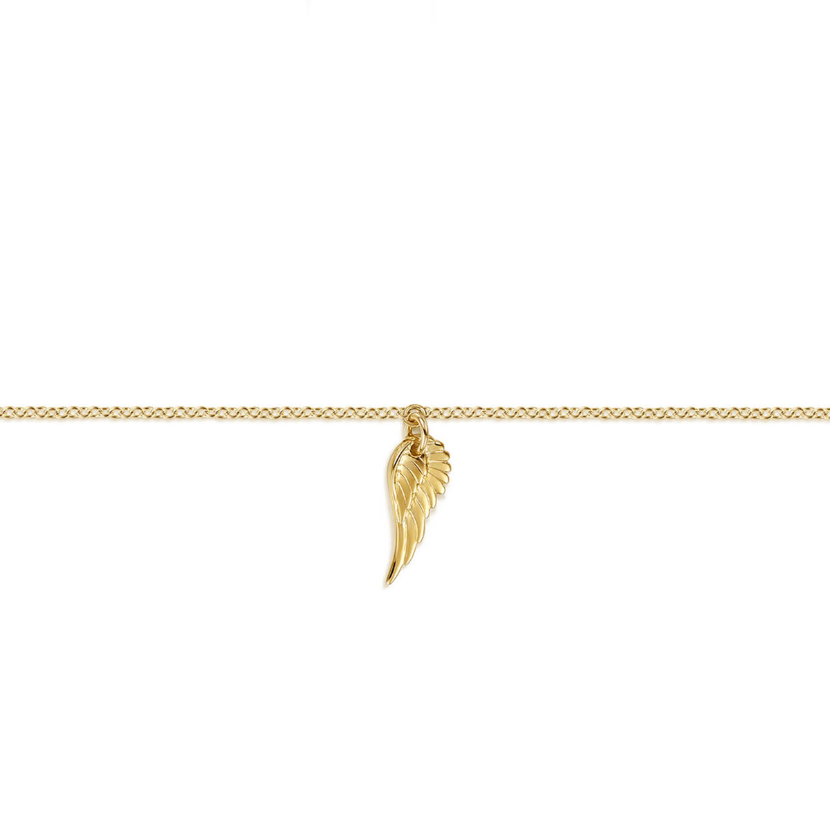 Gabriel & Co. 14K Yellow Gold Angel Wing Charm Bracelet