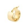 14K Yellow Gold 9.8MM Round Hoop Earrings