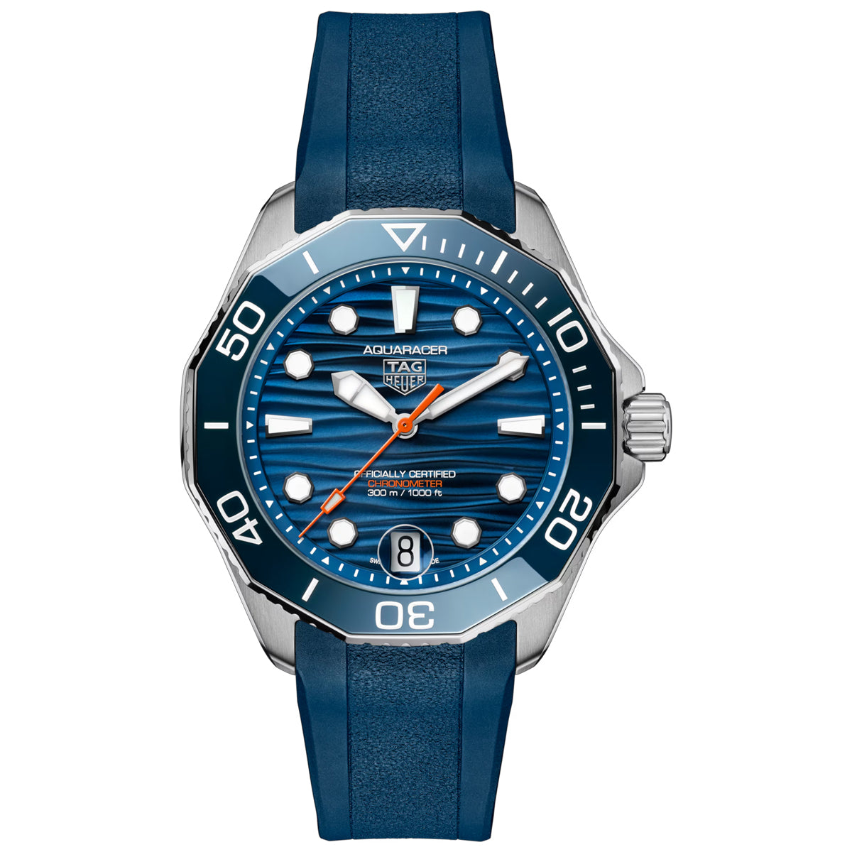 TAG Heuer 42MM Automatic Aquaracer Profesional 300 Date Blue Dial Watch