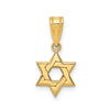 14K Yellow Gold Star of David Pendant