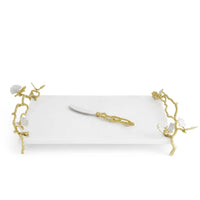 Michael Aram Butterfly Ginkgo Gold Cheese Board Spread