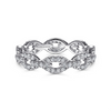 Gabriel & Co. 14K White Gold Eternity Wedding Band