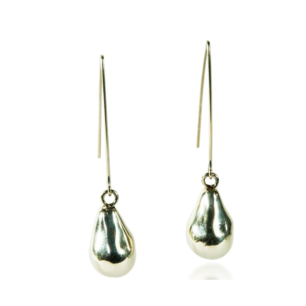 Sterling Silver Baroque Drop Earrings