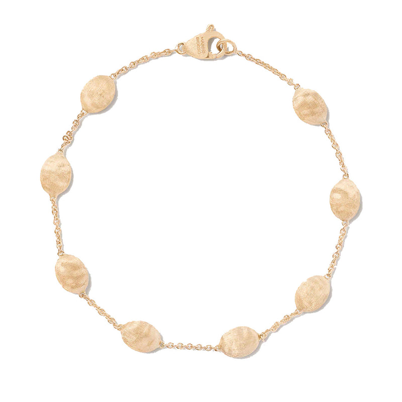 Marco Bicego Siviglia 18K Yellow Gold Medium Bean Bracelet - NAGI
