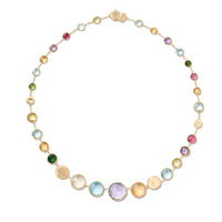 Marco Bicego 18K Yellow Gold Multicolor Jaipur Color Collar Necklace