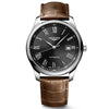 Longines Masters 42MM  Automatic Watch Black Dial Brown Leather Strap L28934592