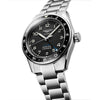 Longines Spirit Zulu  39MM Automatic Watch  Black Dial Stainless Steel Bracelet L38024536