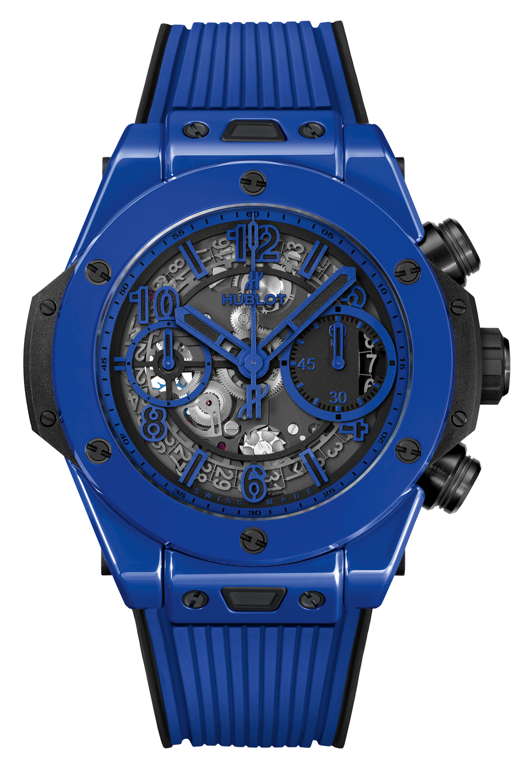 Pre-Owned Hublot Big Bang Unico Blue Magic Automatic Chronograph Watch