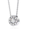 Hearts on Fire Fulfillment 18k White Gold Diamond Pendant Necklace .70cts - Nagi Jewelers