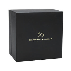 Roberto Demeglio Domino Black Ceramic Bracelet with Diamonds and 18K White Gold