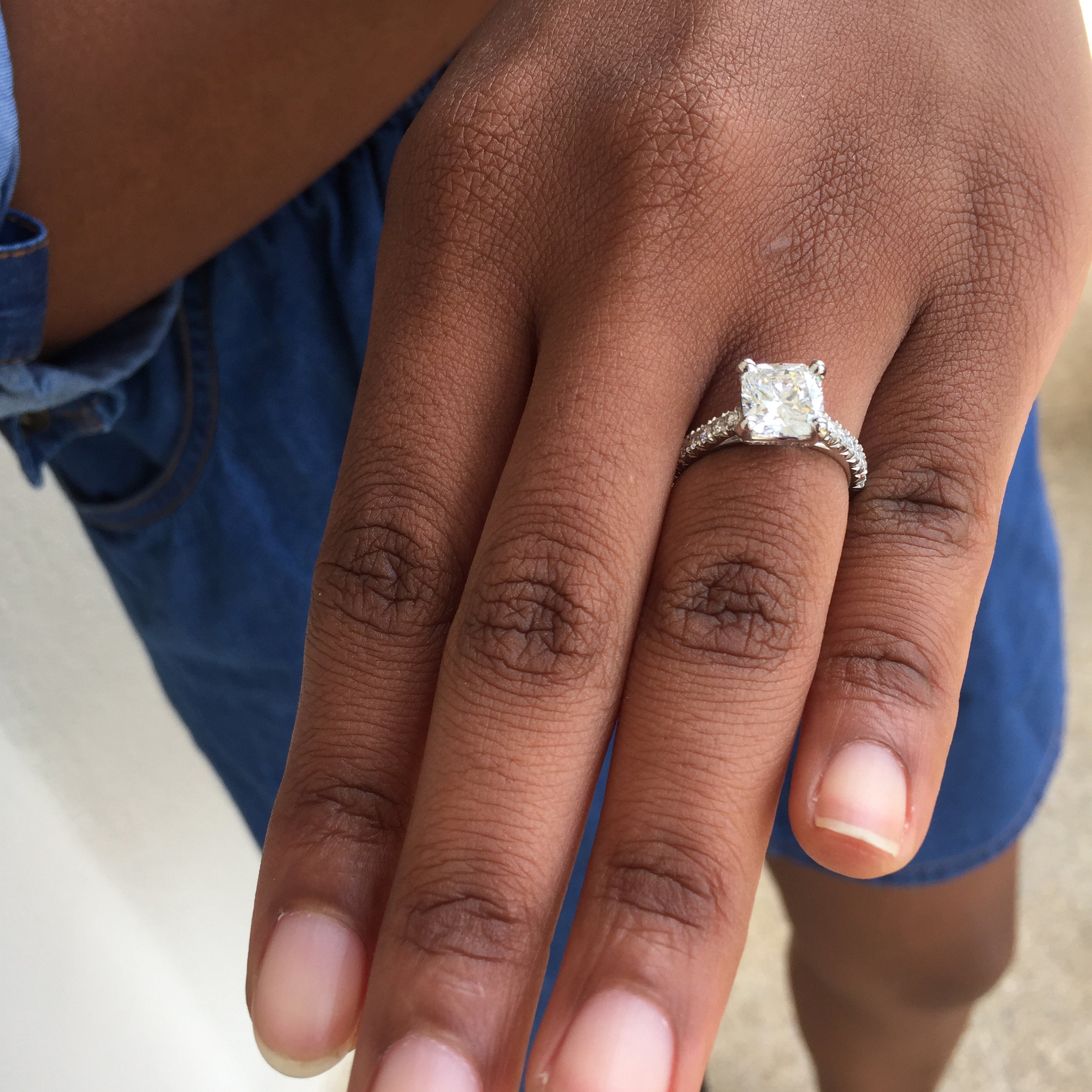 Vintage Emerald Cut 2 Carat Diamond Engagement Ring – Bella Rosa Galleries