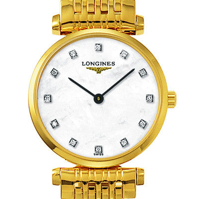 Longines La Grande Classique 24MM Quartz Mother of Pearl Watch PVD L42 ...