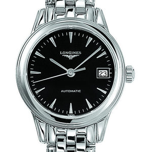 Longines Flagship Automatic Black Dial Stainless Steel Watch 26MM L42744526