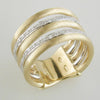 Marco Bicego Jaipur Link Yellow & White Gold Diamond 5 Row Ring AB479 B YW