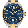 TAG Heuer Formula 1 Steel & Plated Yellow Gold 41mm Blue Watch WAZ1120.BB0879