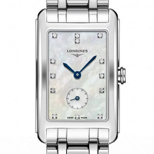 Longines DolceVita Mother of Pearl Quartz Diamond Watch 23MM L55124876 stamford