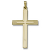 14k Yellow Gold Double Weight Cross 800S/2