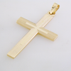 14k Yellow Gold Double Weight Cross