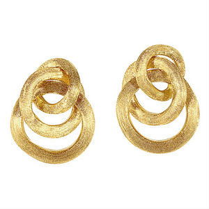 Marco Bicego 18 karat yellow gold small Jaipur Link knot earrings OB938 Y