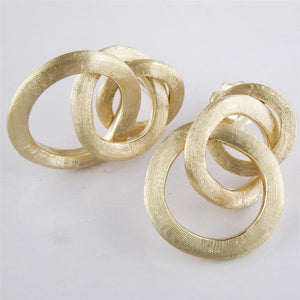 Marco Bicego 18 karat yellow gold small Jaipur Link knot earrings OB938Y