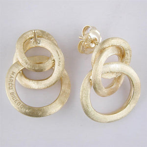 Marco Bicego 18 karat yellow gold small Jaipur Link knot earrings