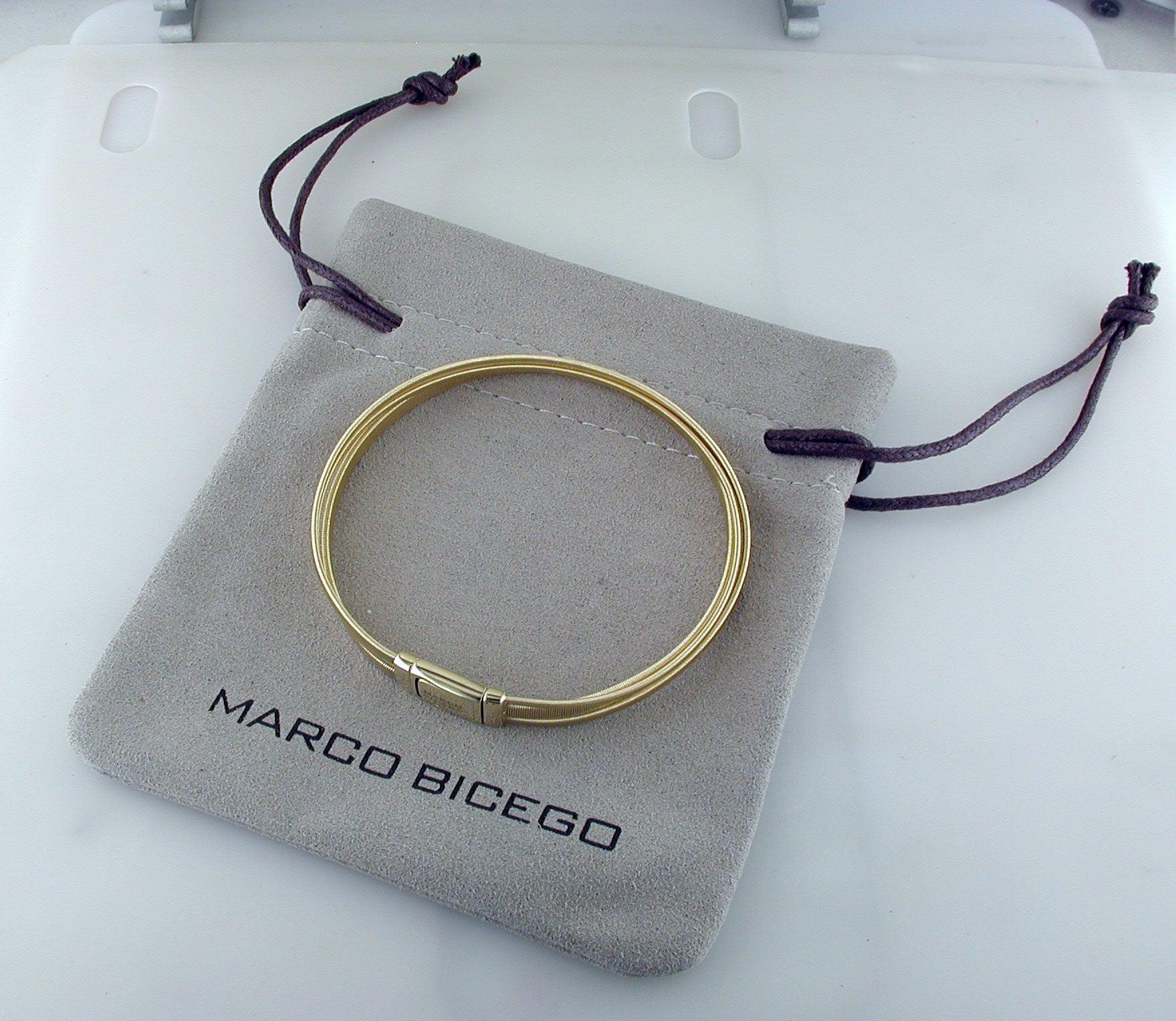 Marco Bicego Masai Two-Row 18K Yellow & White Gold Bracelet