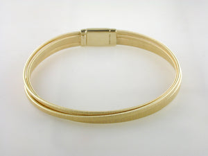 Marco Bicego Masai 18K Yellow Gold Three Row Crossover Bracelet BG7284