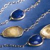 Marco Bicego Lunaria 18K Yellow Gold & Blue Lapis Short Chain Necklace CB1981 LP Y